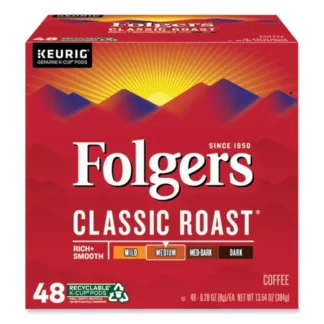 Folgers® Gourmet Selections Classic Roast Coffee K-Cups, 48/Box