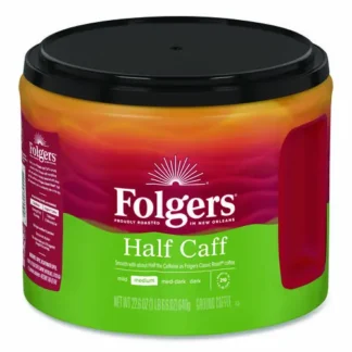 Folgers® Half Caff Ground Coffee, 22.6 oz Canister
