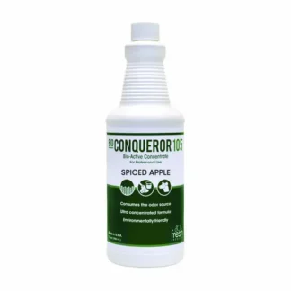 Fresh Products Bio Conqueror 105 Enzymatic Odor Counteractant Concentrate, Spiced Apple, 32 oz Bottle, 12/Carton
