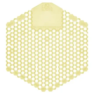 Fresh Products Wave 3D Urinal Deodorizer Screen, Citrus Scent, Yellow, 10/Box