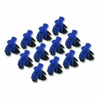 G-Tek® GP Nitrile-Coated Nylon Gloves, X-Large, Blue/Black, 12 Pairs