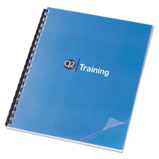GBC® Clear View Presentation Covers for Binding Systems, Clear, 11 x 8.5, Punched, 100/Box