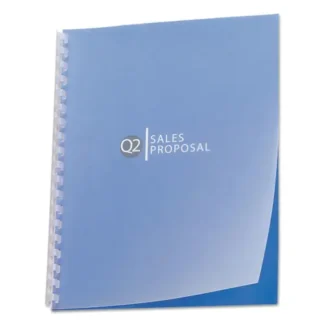 GBC® Design View Poly Presentation Covers for Binding Systems, Frost, 11 x 8.5, Unpunched, 25/Pack