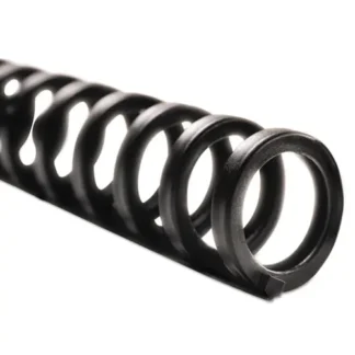 GBC® ProClick Easy Edit Spines, 5/16" Diameter, 45 Sheet Capacity, Black, 25/Pack