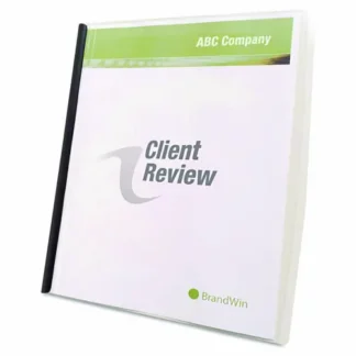 GBC® Slide 'n Bind Report Cover, Swing Clip, Frosted/Clear, 10/Pack