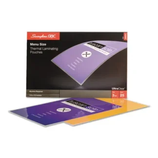 GBC® UltraClear Thermal Laminating Pouches, 3 mil, 11.5" x 17.5", Gloss Clear, 25/Pack