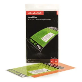GBC® UltraClear Thermal Laminating Pouches, 3 mil, 9" x 14.5", Gloss Clear, 25/Pack