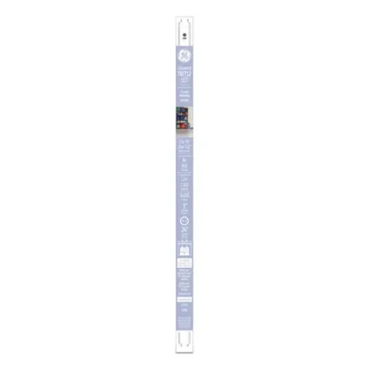 GE 24" T8/T12 LED Tube Light, 8W, Cool White, 6/Carton