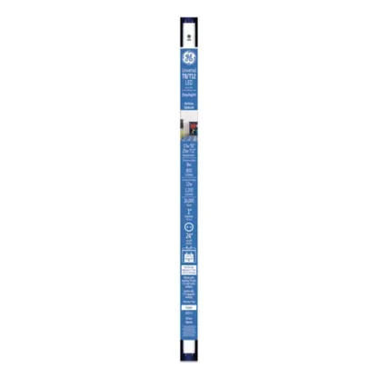 GE 24" T8/T12 LED Tube Light, 8W, Daylight, 6/Carton
