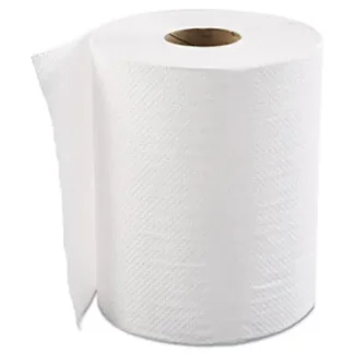 GEN Hardwound 1-Ply, White, 8" x 500' Roll Towels