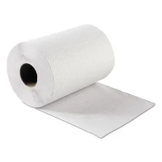 GEN Hardwound Roll Towels, White, 8 x 300'