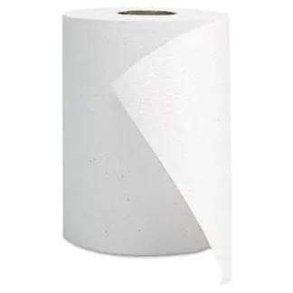 GEN Hardwound Roll Towels, White, 8 x 350'