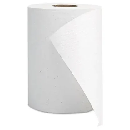 GEN Hardwound Roll Towels, White, 8 x 350'