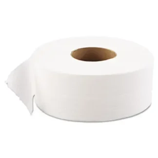 GEN JRT Jr. Jumbo Junior Bath Tissue, 1 Ply, White, 9" Diameter