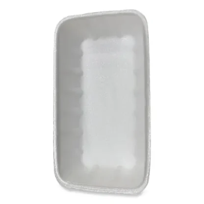 GEN Meat Trays #10K White Foam 250/Carton