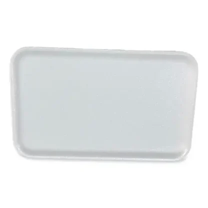 GEN Meat Trays, #16S, 11.63 x 7.25 x 0.54, White, Foam, 250/Carton