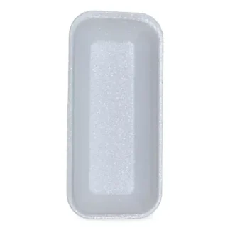 GEN Meat Trays #1.5, 8.38 x 3.94 x 1.1, White, Foam, 1000/Carton