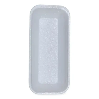 GEN Meat Trays #1.5, 8.38 x 3.94 x 1.1, White, Foam, 1000/Carton