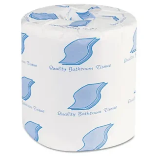 GEN Standard White 1-Ply Bath Tissue, 4.5" x 3"