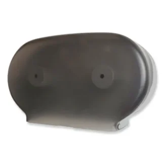 GEN Twin Tissue Dispenser, Transparent, Holds Two 9" Rolls, 19.5" x 5.5" x 11.25"
