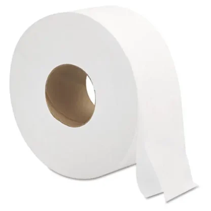 General Supply Jumbo Roll Bath Tissue, Septic Safe, 2-Ply, White