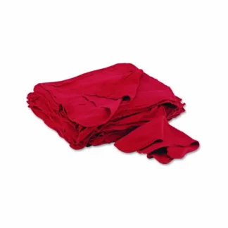 General Supply Red Shop Towels, Cloth, 14 x 15, 50/Pack