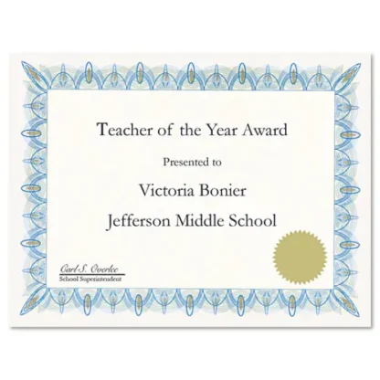 Geographics® Award Certificates