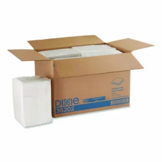 Georgia Pacific® Professional Acclaim 1/4 Fold Paper Dinner Napkins, White, 1-Ply, 500/Pack, 8 Packs/Carton