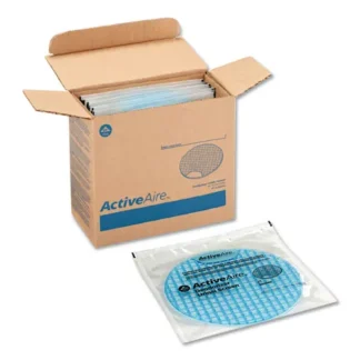 Georgia Pacific® Professional ActiveAire Deodorizer Urinal Screen, Coastal Breeze Scent, Blue, 12/Carton