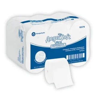 Georgia Pacific® Professional Angel Soft ps Compact Coreless Premium Bathroom Tissue, 2-Ply, White, 18/Carton