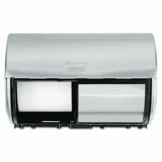 Georgia Pacific® Professional Compact Coreless Side-by-Side 2-Roll Dispenser, Stainless Steel