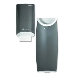 Georgia Pacific® Professional Door Tissue Dispenser/Trash Receptacle, Smoke