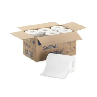Georgia Pacific® Professional Hardwound Paper Towel Roll, Nonperforated, 1-Ply, 9" x 400 ft, White, 6 Rolls/Carton