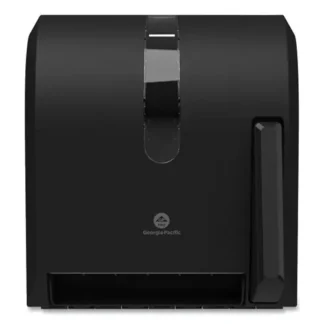 Georgia Pacific® Professional Hygienic Push-Paddle Roll Towel Dispenser, Black