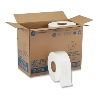 Georgia Pacific® Professional Jumbo Jr. Bathroom Tissue Roll, Septic Safe, 2-Ply, White