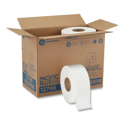 Georgia Pacific® Professional Jumbo Jr. Bathroom Tissue Roll, Septic Safe, 2-Ply, White