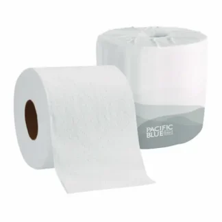 Georgia Pacific® Professional Pacific Blue Basic Bathroom Tissue, Septic Safe, 2-Ply, White, 550 Sheets/Roll, 80 Rolls/Carton