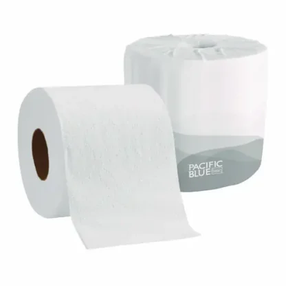 Georgia Pacific® Professional Pacific Blue Basic Bathroom Tissue, Septic Safe, 2-Ply, White, 550 Sheets/Roll, 80 Rolls/Carton