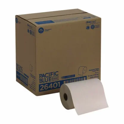 Georgia Pacific® Professional Pacific Blue Basic Nonperforated Paper Towels, Brown, 12 Rolls/Carton