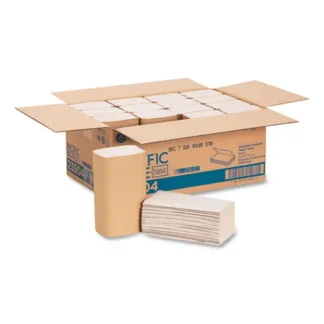 Georgia Pacific® Professional Pacific Blue Basic S-Fold Paper Towels, 1-Ply, Brown, 250/Pack, 16 Packs/Carton