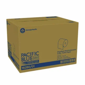 Georgia Pacific® Professional Pacific Blue Select Bathroom Tissue, Septic Safe, 2-Ply, White, 80 Rolls/Carton