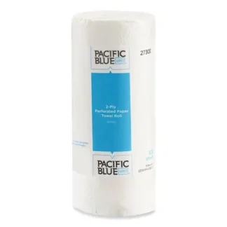 Georgia Pacific® Professional Pacific Blue Select Two-Ply Perforated Paper Kitchen Roll Towels, 2-Ply, 100 Sheets/Roll, 11 x 8.88, White