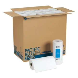 Georgia Pacific® Professional Pacific Blue Select Two-Ply Perforated Paper Kitchen Roll Towels, 2-Ply, 11 x 8.8, White, 85/Roll, 30 Rolls/Carton