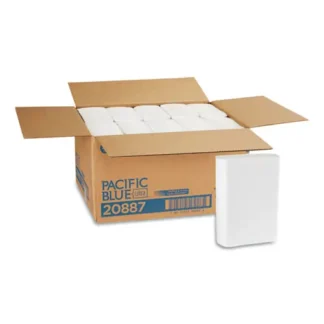 Georgia Pacific® Professional Pacific Blue Ultra Folded Paper Towels, 1-Ply, 10.2 x 10.8, White, 220/Pack, 10 Packs/Carton