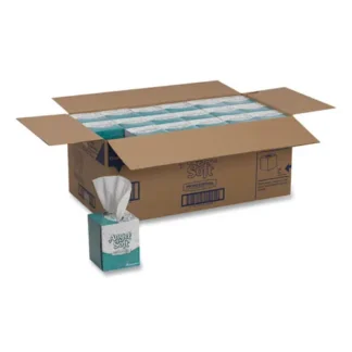 Georgia Pacific® Professional Premium Facial Tissue, 2-Ply, White, 96 Sheets per Box, 36 Boxes per Carton, Cube Box