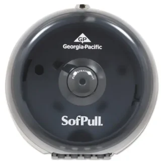 Georgia Pacific® Professional SofPull Mini Centerpull Single-Roll Bath Tissue Dispenser, Smoke