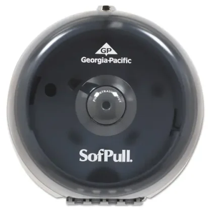 Georgia Pacific® Professional SofPull Mini Centerpull Single-Roll Bath Tissue Dispenser, Smoke
