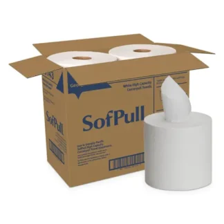 Georgia Pacific® Professional SofPull Perforated Paper Towel, 1-Ply, 7.8 x 15, White, 560/Roll, 4 Rolls/Carton