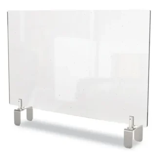 Ghent Clear Partition Extender with Attached Clamp