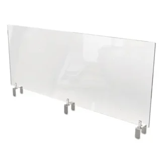 Ghent Clear Partition Extender with Attached Clamp
